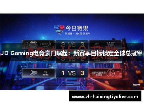JD Gaming电竞豪门崛起：新赛季目标锁定全球总冠军